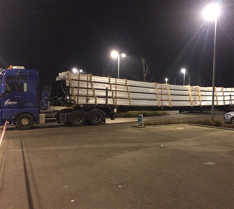 Projekt: Gewerbefläche mit Pultdach Objekt: BV Edeka/Aldi Gewerbestraße Straßlach